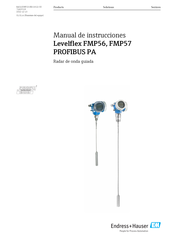 Endress+Hauser Levelflex FMP57 PROFIBUS PA Manual De Instrucciones