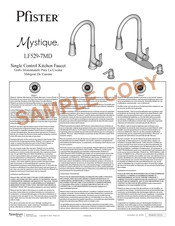 Pfister Mystique LF529-7MD Instrucciones De Montaje
