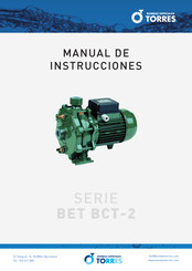 Bombas Especiales Torres BET BCT-2/4 Manual De Instrucciones