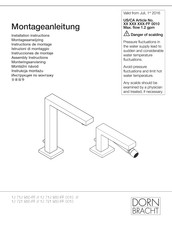 Dornbracht 13 713 980-FF 0010 Instrucciones De Montaje