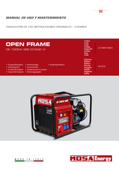 Mosa GE 13054 HBS Manual De Uso Y Mantenimiento