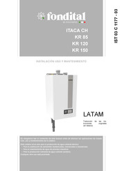 Fondital ITACA CH KR 85 Instalación Uso Y Mantenimiento