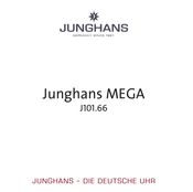 Junghans MEGA J101.66 Manual De Instrucciones