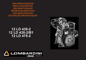 Kohler Lombardini 12 LD 435-2/B1 Uso-Manutencion