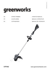 GreenWorks STP302 Manual Del Operador