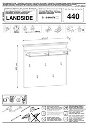 trendteam LANDSIDE 2118-440-F4 Instrucciones De Montaje