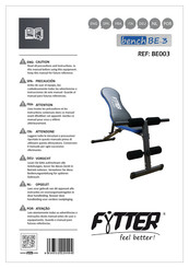 FYTTER bench BE-3 Manual De Instrucciones