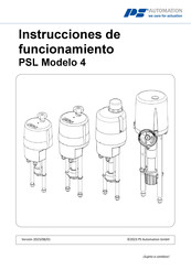 PS Automation PSL201-204 Instrucciones De Funcionamiento