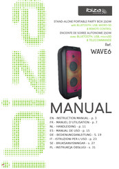 Ibiza sound WAVE6 Manual De Uso