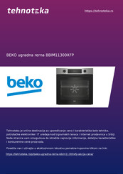 BEK BBIM11300XFP Manual De Instrucciones