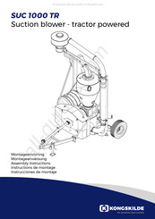 Kongskilde SUC 1000 TR Instrucciones De Montaje