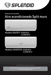 Splendid 12.000 BTU Manual De Usuario