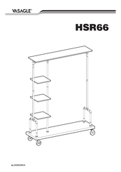 Songmics VASAGLE HSR66 Instrucciones De Montaje