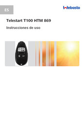 Webasto T100 HTM 869 Instrucciones De Uso