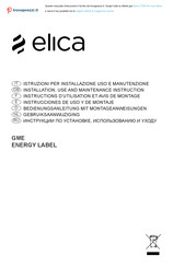 ELICA CT35 Pro GME 22-A Instrucciones De Uso Y De Montaje