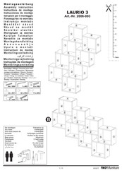 FMD Furniture LAURIO 3 2006-003 Instrucciones De Montaje