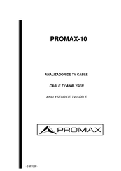 Promax PROMAX-10 Manual Del Usuario