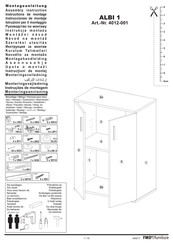 FMD Furniture 4012-001 Instrucciones De Montaje