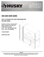 Husky HOTC8010BB1S Manual De Instrucciones