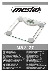 Mesko MS 8137 Manual De Instrucciones