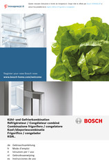 Bosch KGN36XL35 Instrucciones De Uso