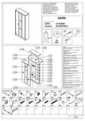 Forma Ideale KAPRI UP 00089 Instrucciones De Montaje