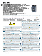 Siemens 3VA20 - KP Serie Manual De Instrucciones