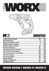 Worx H3 WX390.1 Traducción De Las Instrucciones Originales