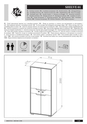 ML MEBLE SHELVE 01 Instrucciones De Montaje