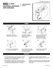 Uline H-4404 Manual De Instrucciones