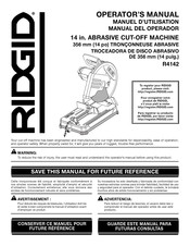 RIDGID R4142 Manual Del Operador