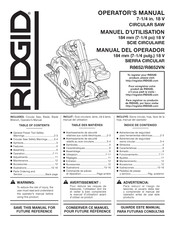 RIDGID R8652 Manual Del Operador