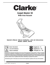 Clarke 03064A Libro De Instrucciones