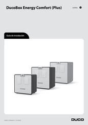 Duco DucoBox Energy Comfort Plus Guia De Instalacion