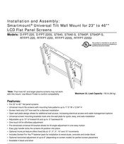 SmartMount RTFPT-220I Instrucciones De Montaje