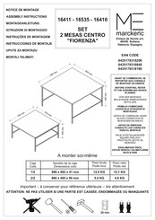 MARCKERIC 16410 Instrucciones De Montaje