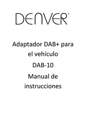 Denver DAB-10 Manual De Instrucciones