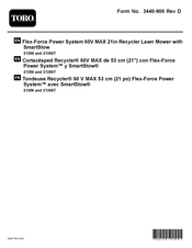 Toro Recycler 21356 Manual Del Operador