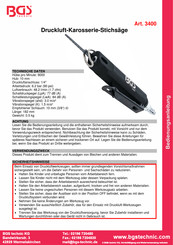 BGS technic BGS 3400 Manual De Instrucciones