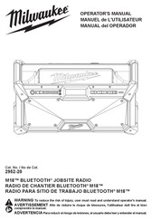 Milwaukee 2952-20 Manual Del Operador