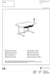 Pressalit Care R8642 Instrucciones De Montaje