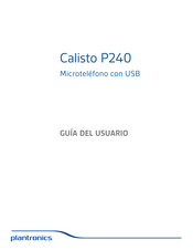 Plantronics Calisto P240 Guia Del Usuario