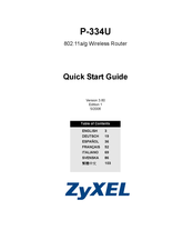 Zyxel P-334U Guia De Inicio Rapido