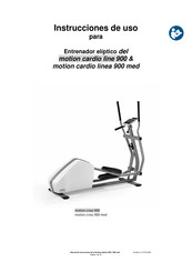 Emotion Fitness motion cross 900 Instrucciones De Uso