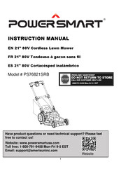 Power smart PS76821SRB Manual De Instrucciones