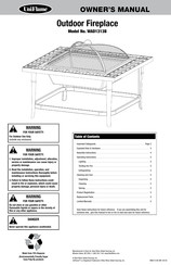 Uniflame WAD1313B Manual De Instrucciones