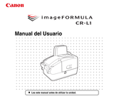 Canon imageFORMULA CR-L1 Manual Del Usuario