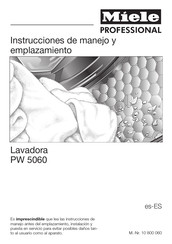 Miele professional PW 5060 Instrucciones De Manejo