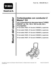 Toro Z Master Manual Del Operador