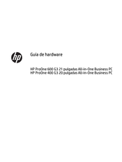 HP ProOne 400 G3 20 Guía De Hardware